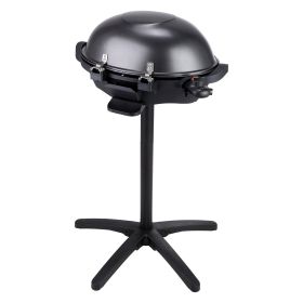 VEVOR Indoor/Outdoor Electric Grill, 1800W 200sq.in Electric BBQ Grill with Zone Grilling Surface, Removable Stand