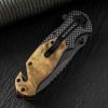 Multi Functional Single Handed Quick Folding Knife Suitable For Outdoor Camping And Fishing As A Gift For Dad And Husband