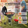 VEVOR 22" Kettle Charcoal Grill, Premium Kettle Grill with Wheels Grate and Cover