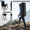 Outdoor Folding Camping Chairs and Table Set with Carrying Bag