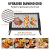 VEVOR Folding Campfire Grill, Heavy Duty Steel Mesh Grate, 18" Portable Camping Grates Over Fire Pit