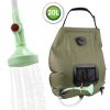 Outdoor Solar Concentrating Bath Bag Portable Shower Bag 20l Camping Shower Bath Water Bag