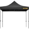 VEVOR Pop Up Canopy Tent, 10 x 10 FT, Outdoor Patio Gazebo Tent with Removable Sidewalls and Wheeled Bag