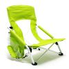 Low Folding Camping Chair, Portable Beach Chairs, Mesh Back Lounger For Outdoor Lawn Beach Camp Picnic